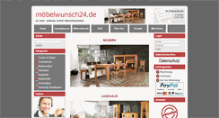 Desktop Screenshot of moebelwunsch24.de